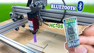 Gắn Bluetooth Cho Máy Laser, máy CNC | Sử Dụng HC 05