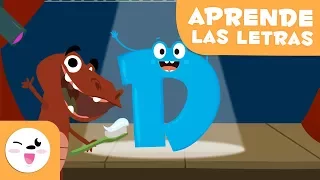 Aprende la letra "D" con el Dinosaurio David - El abecedario