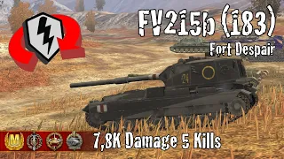 FV215b (183)  |  7,8K Damage 5 Kills  |  WoT Blitz Replays