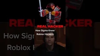 Roblox Fake Hackers Vs Real Hackers #roblox #fyp #foryou #shorts #hacker #robloxedit #memes #sigma