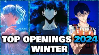 My Top 20 Anime Openings of Winter | 2024