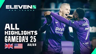 ALL HIGHLIGHTS ⚽🤩 Jupiler Pro League GAMEDAY 25