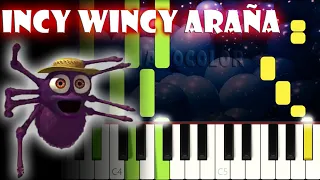 Incy Wincy Araña | Piano Cover | Tutorial | Karaoke