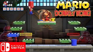 Mario vs Donkey Kong Gameplay Nintendo Switch Full HD 1080p  (Demo)