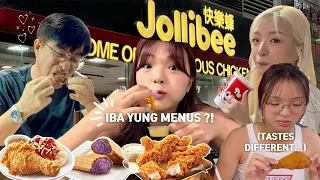 TRYING JOLLIBEE IN OTHER COUNTRY ! [When Koreans Can't Live Without Jollibee]