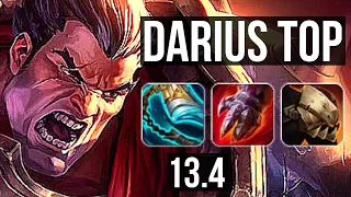 DARIUS vs YORICK (TOP) | 9/0/9, Legendary, Rank 10 Darius | KR Challenger | 13.4