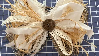 How to make a rag bow