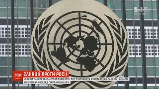 Україна заблокувала в ООН резолюцію Росії про скасування міжнародних санкцій