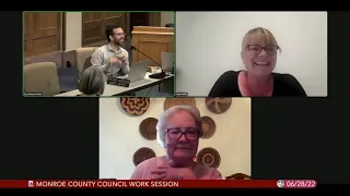 Monroe County Council Work Session, June 28, 2022