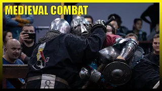 BUHURT ARMORED COMBAT: KNIGHTS OF BELGRADE ITALIAN BASTARDS VS WHITE EAGLES SERBIA