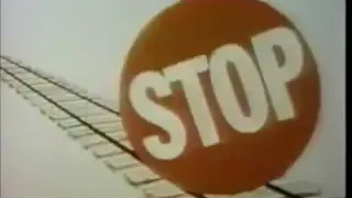 Classic Sesame Street: "Stop" railroad sign (1970s)
