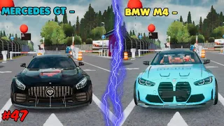 Bmw M4 🔥 Vs Mercedes AMG GT 🚀 || Who Will Win ? || Drive Zone Online Part - 47