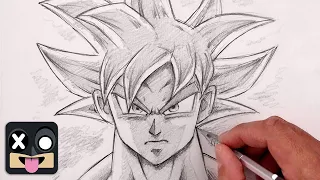 How To Draw Goku Mastered Ultra Instinct | Dragon Ball Super