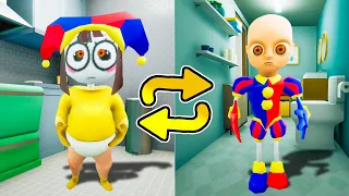 What HAPPENS if we SWITCH Pomni VS Baby?! The Baby In Yellow VS Digital Circus