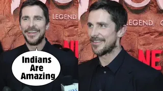 Hollywood's BATMAN Hero Christian Bale AMAZED by Indian People at Netflix Mowgli World Premier