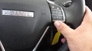 Haval H1 - How to use the Cruise Control System