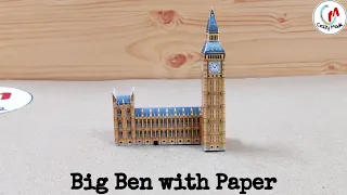 How to make Big Ben with paper || DIY Big Ben Paper Model || Crazymade