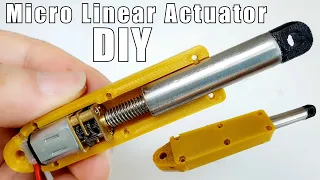 DIY - How to make Micro Linear Actuator for Toy at home