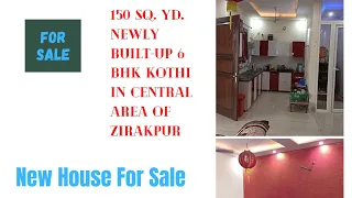 6BHK New Kothi For Sale Zirakpur Chandigarh | Zirakpur House For Sale | Property in Zirakpur Punjab