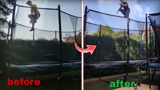 How to make your trampoline bouncier 2023! (Works 100%)