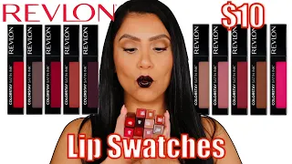 *NEW* REVLON COLORSTAY STAIN LINK LIQUID LIPSTICKS + NATURAL LIGHTING LIP SWATCHES | MagdalineJanet