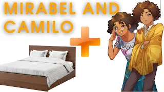 MIRABEL and CAMILO + BED = ??? | ENCANTO ANIMATION | PIXAR