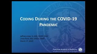 Coding During the COVID-19 Pandemic | American Academy of Pediatrics (AAP)