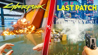 Cyberpunk 2077 Retail vs Last Patch - Direct Comparison! Attention to Detail & Graphics! ULTRA 4K