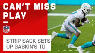 Dolphins Score After ANOTHER Strip Sack on Goff