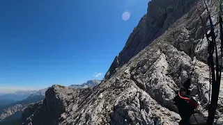 Paragliding accident Garmisch - steel lines on Alpspitze