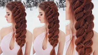 6-Strand Braid with 2 Middle Strands | Big Braids | Advanced Hairstyles