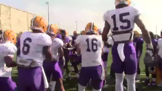 Watch LSU get physical with Big Cat Drill