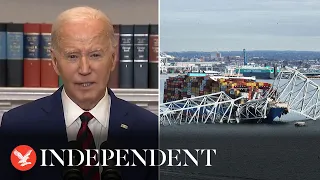 Federal government will pay to rebuild Baltimore's Key Bridge 'in full', Biden says