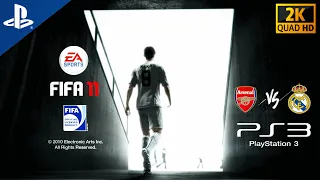 FIFA 11 (Arsenal vs. Real Madrid) - PS3 [HD] Gameplay