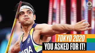 Neeraj Chopra's Golden Moment Journey ! 🥇 Full Men's Javelin Final | Tokyo Replays@Uniquemotivationa