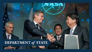 Secretary Blinken's remarks at signing of a U.S.-Japan Space Cooperation Framework Agreement
