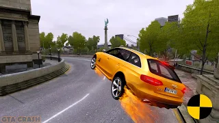 GTA 4 CRASH TESTING REAL CAR 155