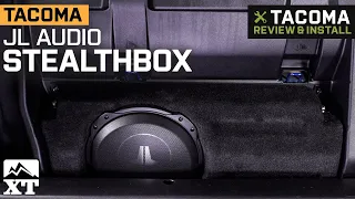 2016-2021 Tacoma Double Cab JL Audio Stealthbox; Black Review & Install