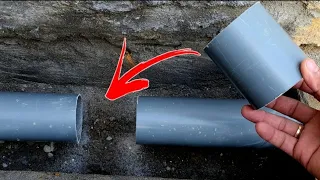 Tips for handling broken and damaged underground water pipes at the narrow position #meodoisong