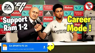 WAJIB COBA ! Game Bola Offline Android Terbaik 2023, Mod EA Sports FC Bisa Career Mode