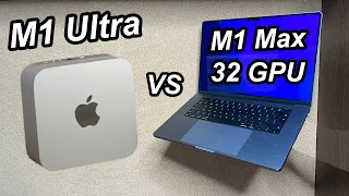 M1 Ultra Mac Studio vs M1 Max MacBook Pro 16 inch! Go for the MacBook!!
