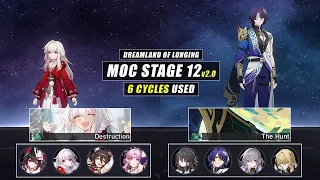 E2 S1 Clara and E0 Dr. Ratio | Memory of Chaos Stage 12 | Honkai: Star Rail v2.0