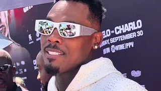 Jermell Charlo reveals what Canelo told him seconds after facing off in LA