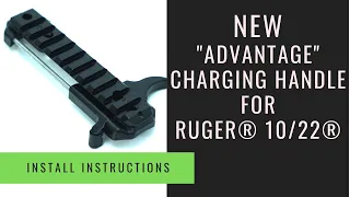 TANDEMKROSS - NEW "Advantage" Charging Handle and Picatinny Rail for Ruger® 10/22®