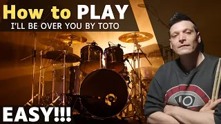 Toto - I'll be over you // Drumcover with lyrics and translations.