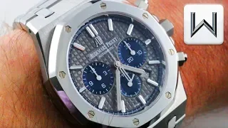 Audemars Piguet Royal Oak Platinum Titanium Chronograph 26331IP.OO.1220IP.01 Watch Review