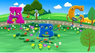 ABC Song with a Beat| Nursery Rhymes| Educational Videos for Kids -SupportKids #abcd #nurseryrhymes