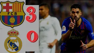 Real Madrid VS Barcelona 0-3  Highlights  (27/2/2019)