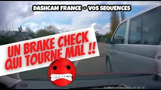 UN BRAKE CHECK QUI SE TERMINE EN ACCIDENT !! Dashcam France - Vos séquences