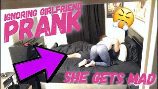 IGNORING MY GIRLFRIEND PRANK! (she got so angry) **left me...**